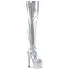 Pleaser - ADORE3000HWR Cuissardes à plateforme - Chaussures de pole dance - Couleur argent Product image